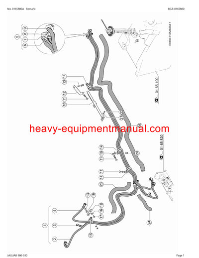 PDF Claas 980 - 930 Jaguar Forage Harvester Parts Manual