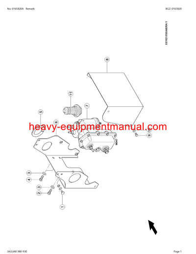 PDF Claas 980 - 930 Jaguar Forage Harvester Parts Manual