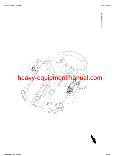 PDF Claas 630 Lexion Montana Combine Parts Manual