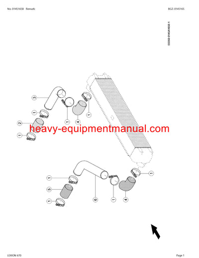 PDF Claas 670 Lexion Combine Parts Manual