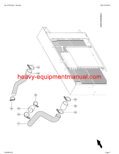 PDF Claas 595 - 590R Lexion Combine Parts Manual