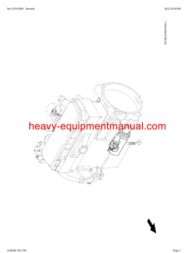 PDF Claas 750 - 730 Lexion Combine Parts Manual
