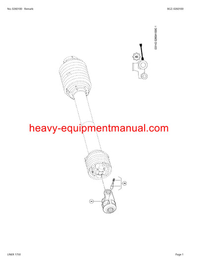 PDF Claas 1750 Liner Swather Parts Manual