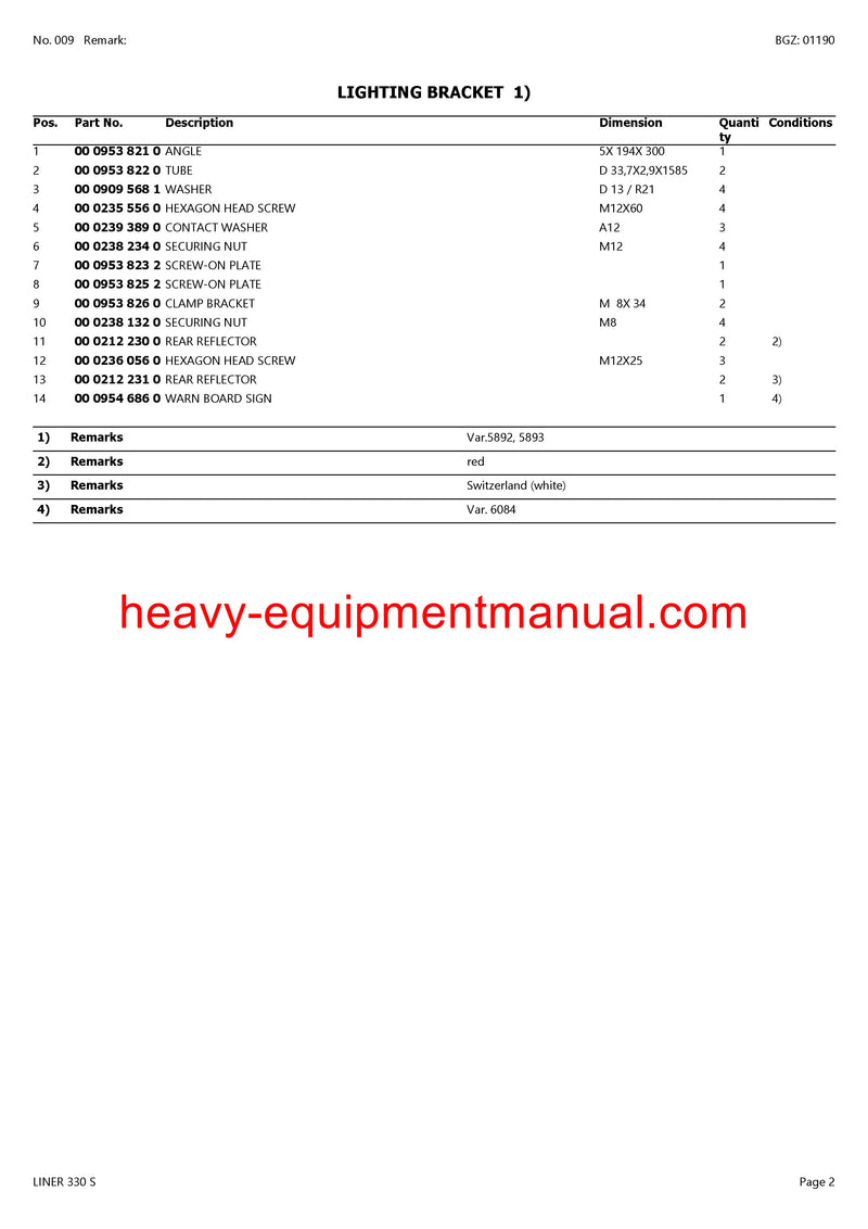 PDF Claas 330 S Liner Swather Parts Manual PDF Claas 330 S Liner Swather Parts Manual
