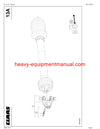 CLAAS LINER 350 T SWATHER PARTS CATALOG MANUAL SN 60103921-60199999