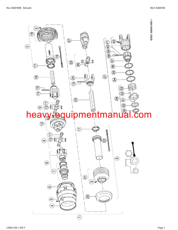 PDF Claas 450/ 450T Liner Swather Parts Manual