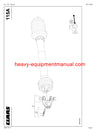 CLAAS LINER 470 T SWATHER PARTS CATALOG MANUAL SN 60203141-60299999
