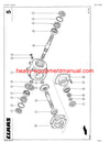 CLAAS LINER 660 HY SWATHER PARTS CATALOG MANUAL SN 37301001-37399999
