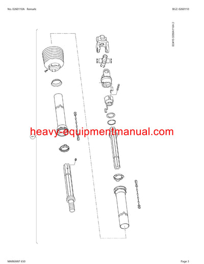 PDF Claas 650 Markant Baler Parts Manual