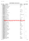 CLAAS MEGA 204/203 COMBINE PARTS CATALOG MANUAL (SN: 09350011-09399999)
