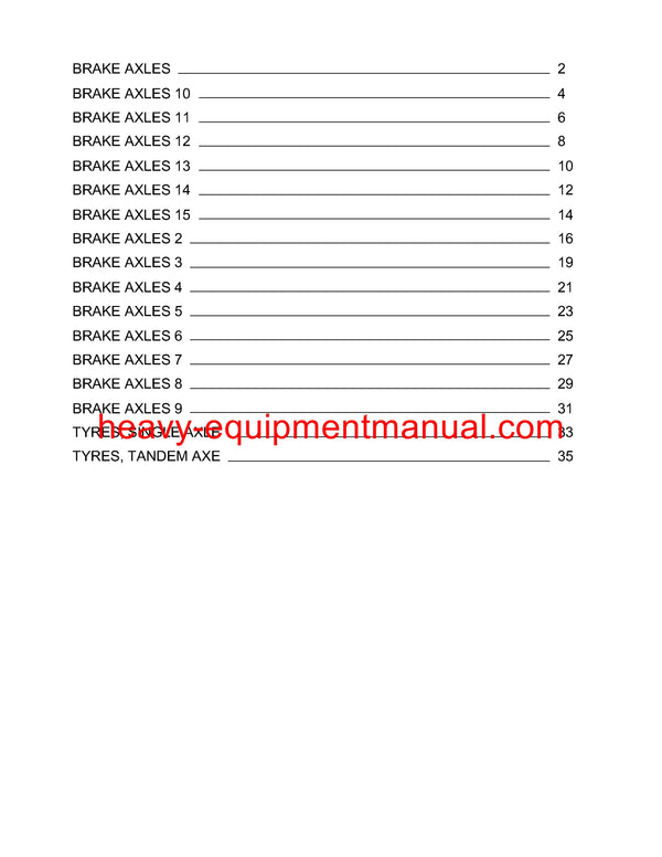 PDF Claas 2200 Advantage Quadrant Baler Part Manual