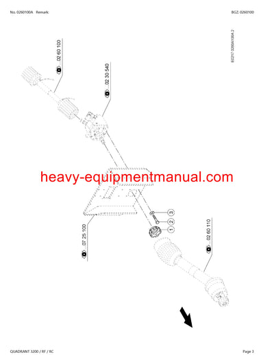 PDF Claas 3200/RF/RC Quadrant Baler Part Manual
