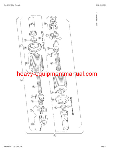 PDF Claas 3200/RF/RC Quadrant Baler Part Manual