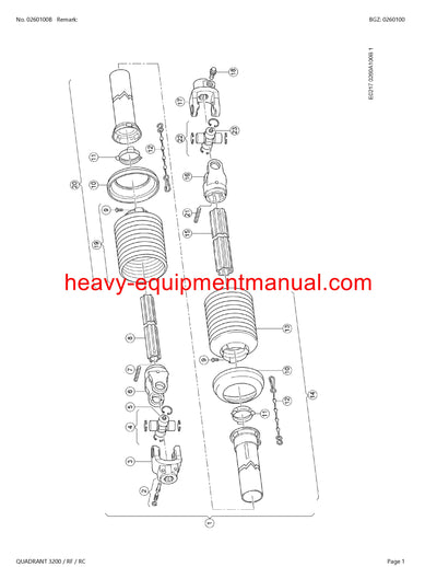 PDF Claas 3200/RF/RC Quadrant Baler Part Manual