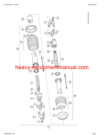 PDF Claas 3300 Quadrant Baler Part Manual