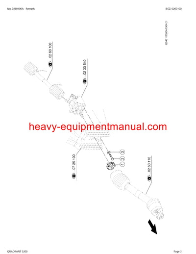 PDF Claas 5200 Quadrant Baler Part Manual