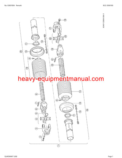 PDF Claas 5200 Quadrant Baler Part Manual