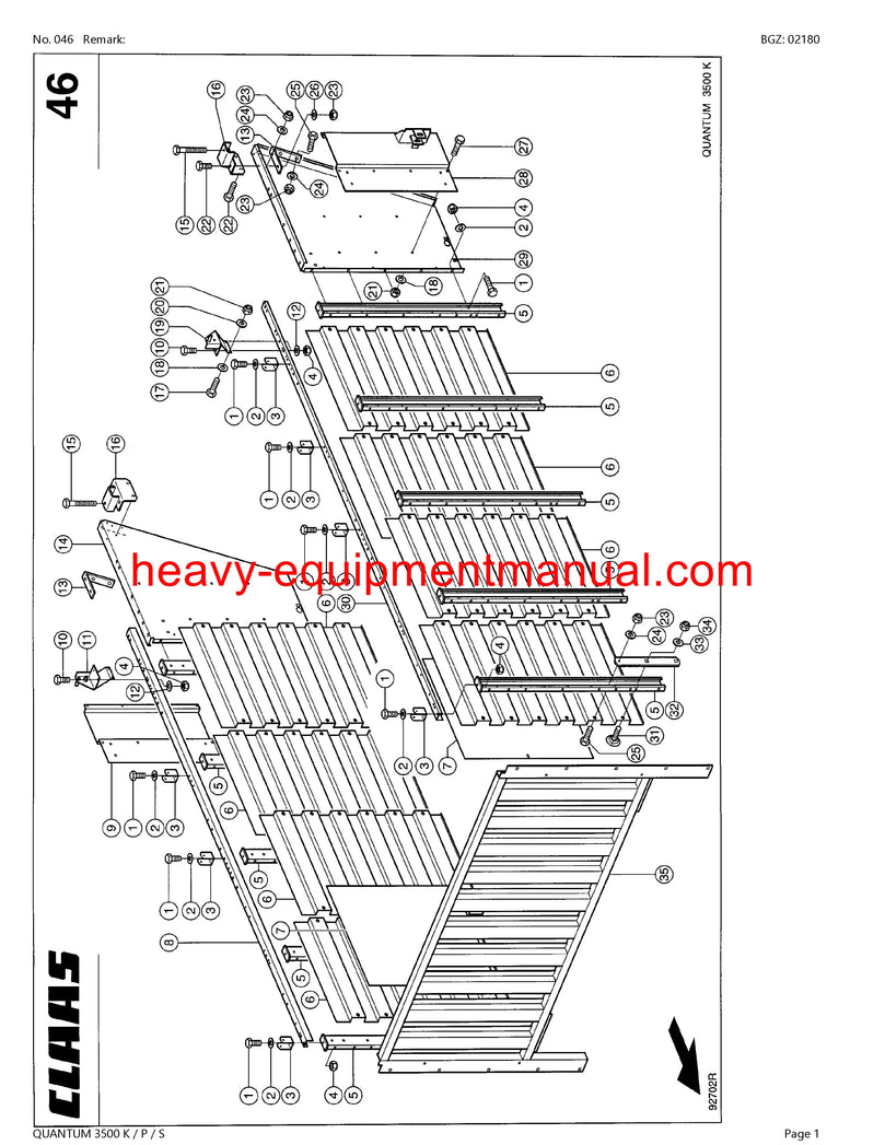 PDF Claas 3500 K/P/S Quantum Self Loading Wagon Parts Manual PDF Claas 3500 K/P/S Quantum Self Loading Wagon Parts Manual