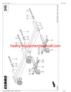 CLAAS QUANTUM 6800P/5800P/5700P/4700P SELF LOADING WAGON PARTS CATALOG MANUAL SN 61502467-61599999