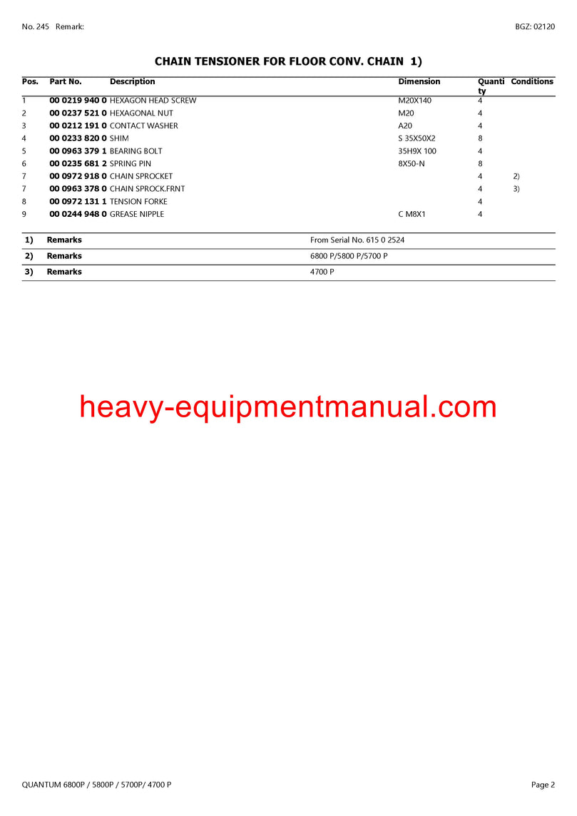 PDF Claas 6800P/ 5800P/ 5700P/ 4700 P Quantum Self Loading Wagon Parts Manual PDF Claas 6800P/ 5800P/ 5700P/ 4700 P Quantum Self Loading Wagon Parts Manual