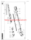 CLAAS ROLLANT 34 BALER PARTS CATALOG MANUAL SN 00500001-00599999