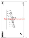 CLAAS ROLLANT 374/354 RF/RC BALER PARTS CATALOG MANUAL SN 76300011-76399999