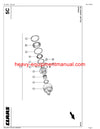 CLAAS ROLLANT 375/355 UNIWRAP BALER PARTS CATALOG MANUAL SN 76600011-76699999