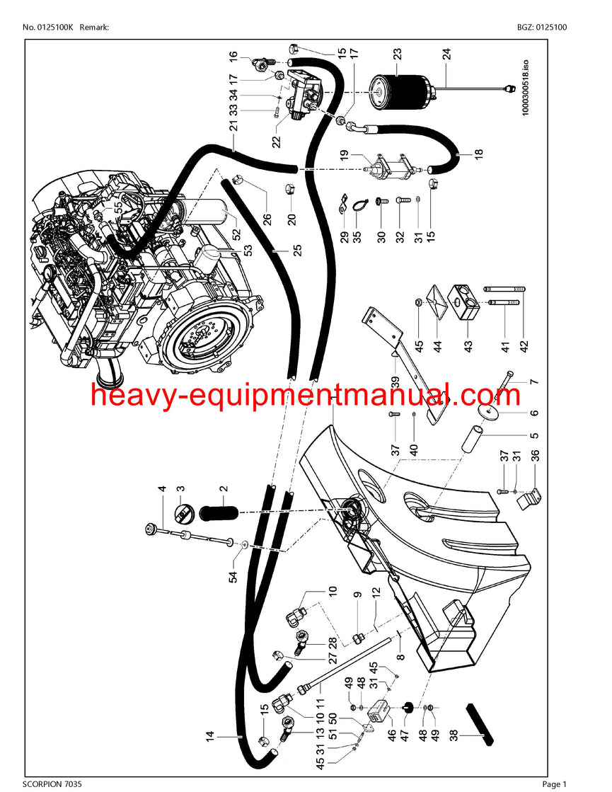 PDF Claas 7035 Scorpion Telehandler Parts Manual
