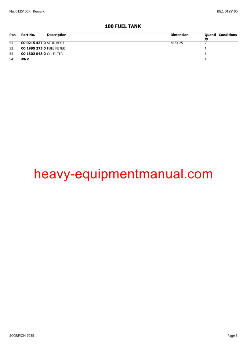 PDF Claas 7035 Scorpion Telehandler Parts Manual PDF Claas 7035 Scorpion Telehandler Parts Manual
