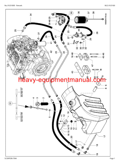 PDF Claas 7044 Scorpion Telehandler Parts Manual PDF Claas 7044 Scorpion Telehandler Parts Manual