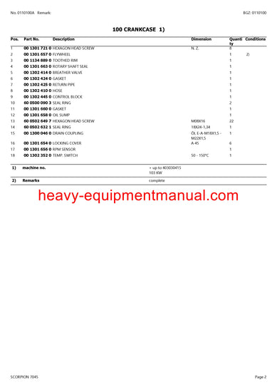 PDF Claas 7045 Scorpion Telehandler Parts Manual PDF Claas 7045 Scorpion Telehandler Parts Manual