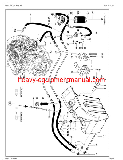 PDF Claas 7050 Scorpion Telehandler Parts Manual