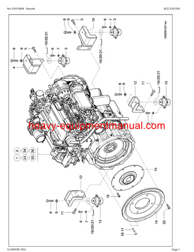 PDF Claas 7055 Scorpion Telehandler Parts Manual