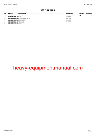 PDF Claas 9055 Scorpion Telehandler Parts Manual PDF Claas 9055 Scorpion Telehandler Parts Manual