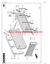 CLAAS SPRINT 300 G SELF LOADING WAGON PARTS CATALOG MANUAL SN 30001001-30099999