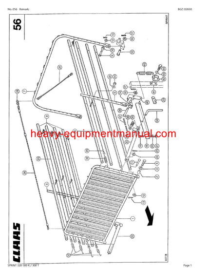 PDF Claas 320 - 300 K 300 T Sprint Self Loading Wagon Parts Manual PDF Claas 320 - 300 K 300 T Sprint Self Loading Wagon Parts Manual