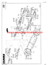 CLAAS SPRINT 440-330 U SELF LOADING WAGON PARTS CATALOG MANUAL SN 35901001-35999999