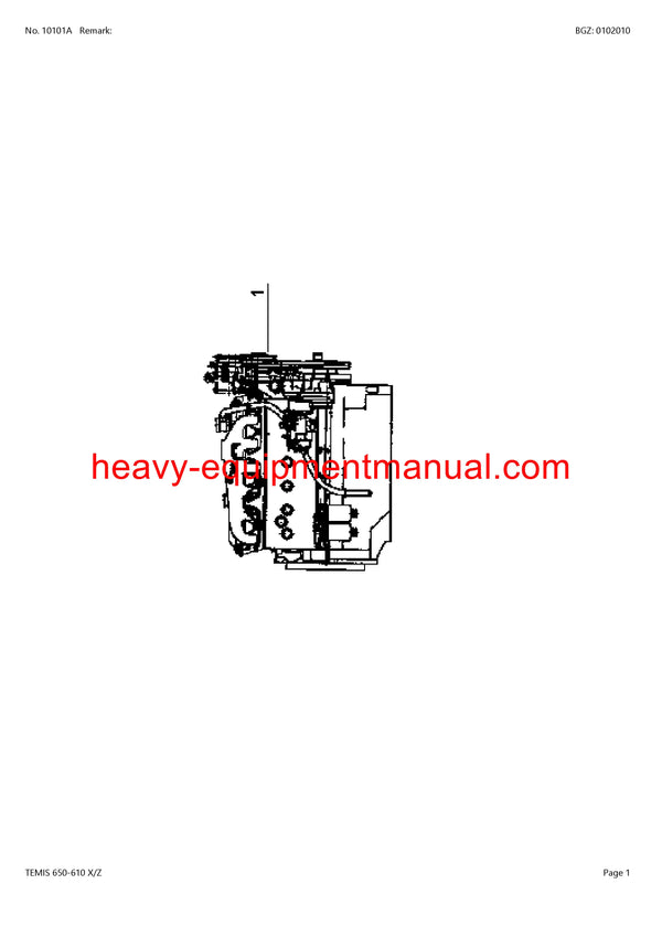 CLAAS TEMIS 650-610 X Z TRACTOR PARTS CATALOG MANUAL SN CT3930001 - CT3939999