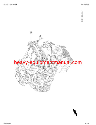 CLAAS TUCANO 320 COMBINE PARTS CATALOG MANUAL (SN: C0200011-C0299999)