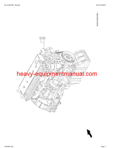 PDF Claas 320 Tucano Combine Parts Manual