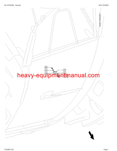 CLAAS TUCANO 320 COMBINE PARTS CATALOG MANUAL (SN: C0200011-C0299999)
