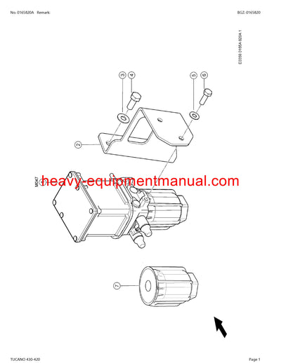 CLAAS TUCANO 430-420 COMBINE PARTS CATALOG MANUAL (SN: C2200011-C2299999)