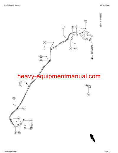 PDF Claas 450 - 440 Tucano Combine Parts Manual