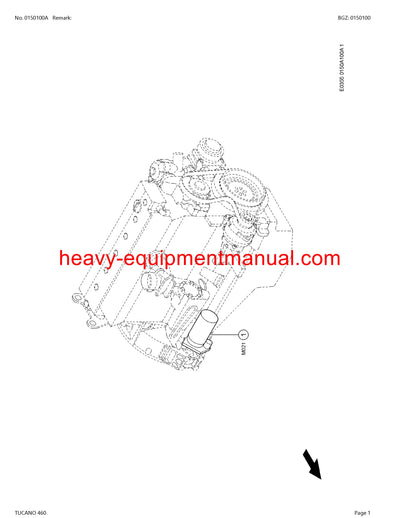 CLAAS TUCANO 460 COMBINE PARTS CATALOG MANUAL
