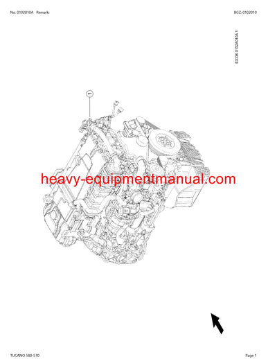 CLAAS TUCANO 580-570 COMBINE PARTS CATALOG MANUAL