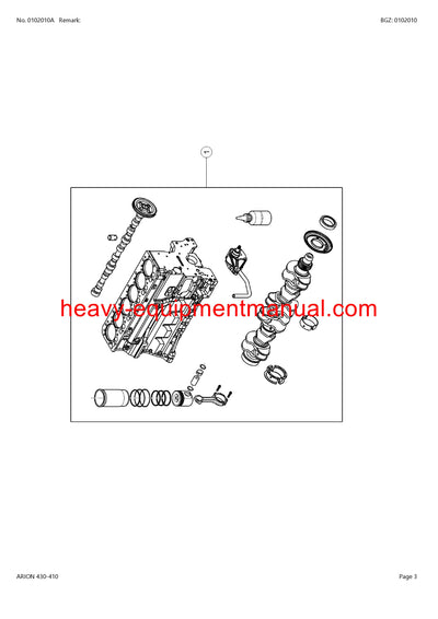 PDF Claas 430 - 410 Arion Tractor Parts Manual