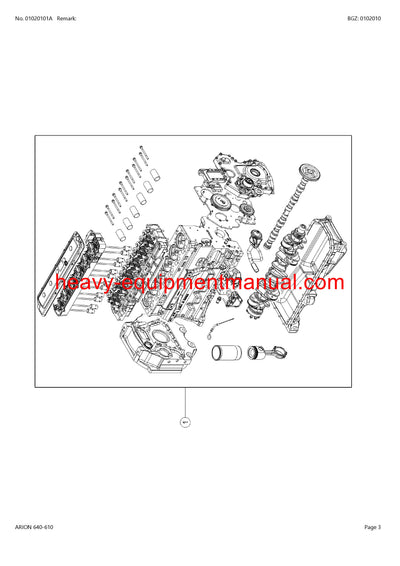 CLAAS ARION 640-610 TRACTOR PARTS CATALOG MANUAL