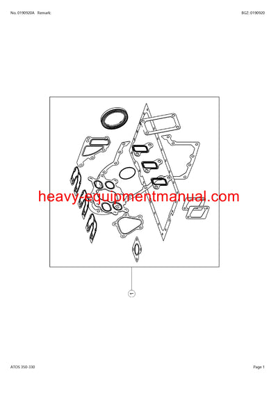 PDF Claas 350 - 330 Atos Tractor Parts Manual