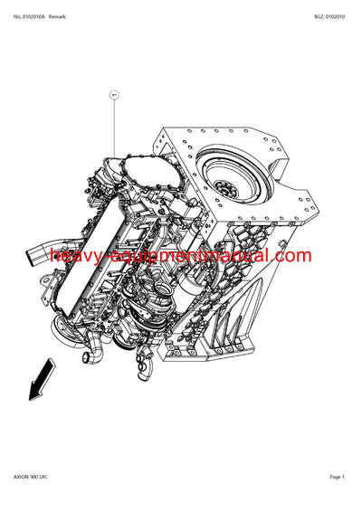 CLAAS AXION 900 LRC TRACTOR PARTS MANUAL