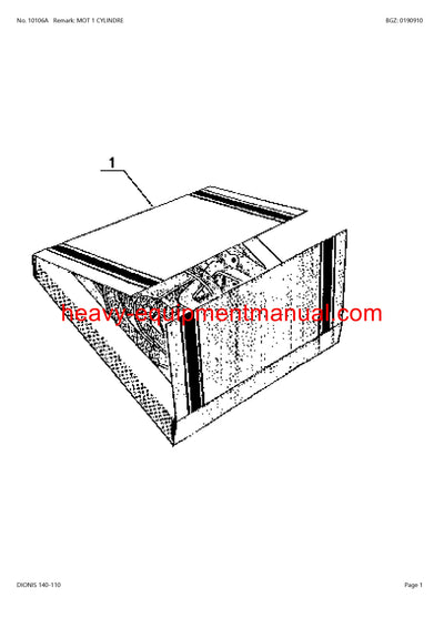 CLAAS DIONIS 140-110 TRACTOR PARTS CATALOG MANUAL SN CT35D3000 - CT35D5999